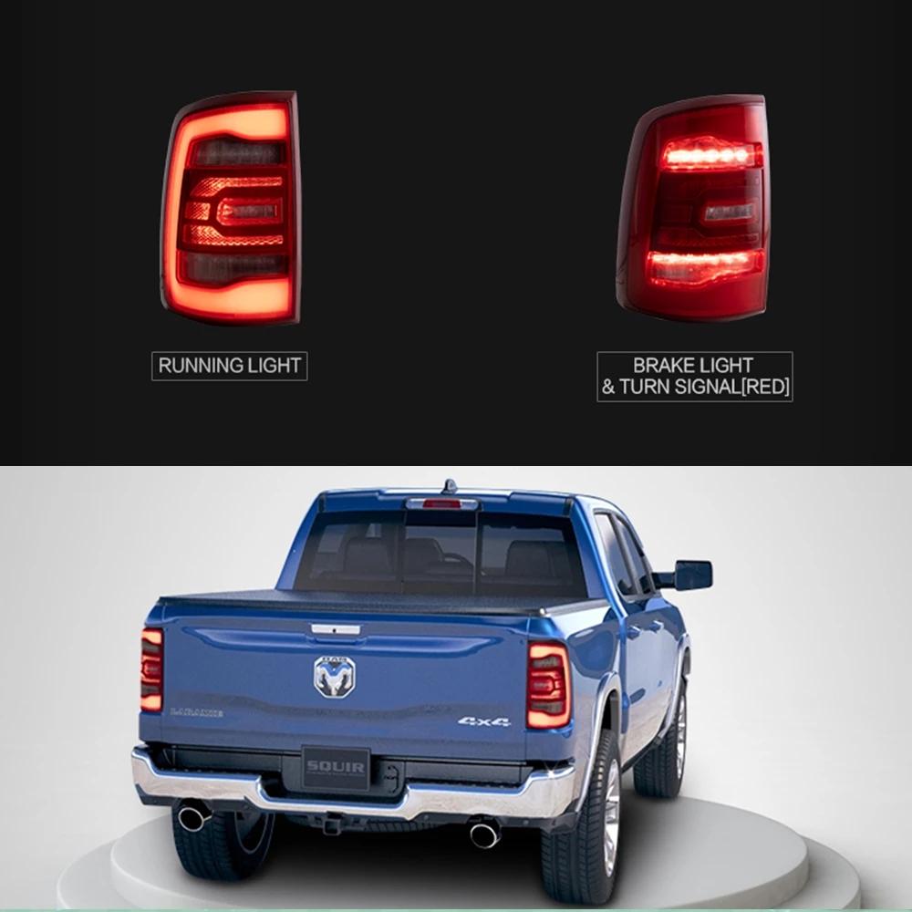 Car 12V Led Tail Light For DODGE RAM 1500  Rear Daytime Running Brake Reverse Lights 2009-2018