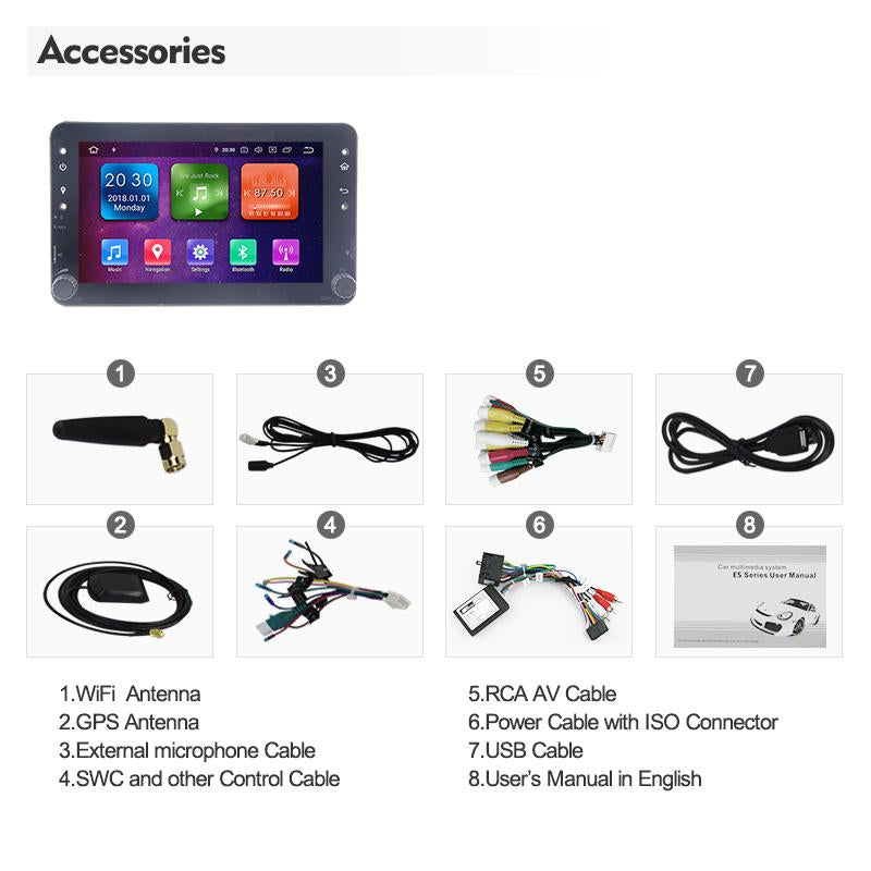 Eunavi Android Car GPS Multimedia For Alfa Romeo Spider Alfa Romeo 159 Brera 159 Sportwagon Auto Radio Audio Stereo TDA7851 wifi