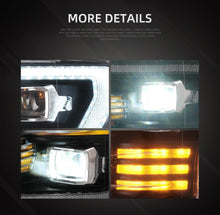 Cargar imagen en el visor de la galería, VLAND Headlamp Car Headlights Assembly for Ford F-150 2018 2019 Head light with moving turn signal Dual Beam Lens Plug-and-play