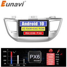 Załaduj zdjęcie do przeglądarki galerii, Eunavi Android system 2 din car multimedia radio player for Hyundai Tucson IX35 2014-2016 gps navigation headunit 4G 64GB no dvd