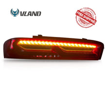 Load image into Gallery viewer, VLAND Tail Lights Assembly For Chevrolet Camaro 2016-2018 Taillight Tail Lamp With Turn Signal Reverse Lights LED DRL Light