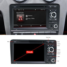 Cargar imagen en el visor de la galería, Eunavi Android 10 4G 64G 2 DIN CAR DVD GPS For Audi A3 8P 2003-2012 S3 2006-2012 RS3 Sportback 2011 multimedia player 8 Cores