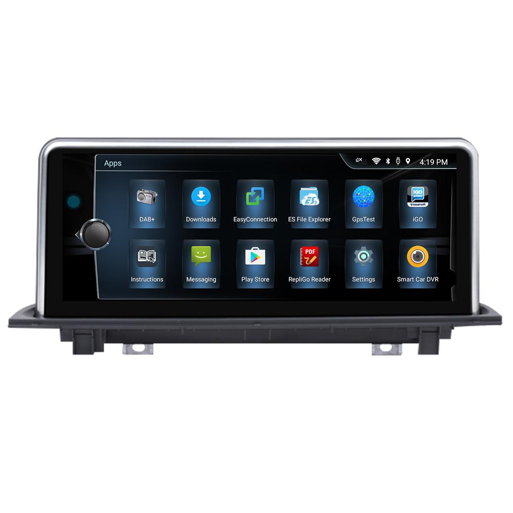 Eunavi Android 6.0 Car Radio Stereo GPS Navi Multimedia player For BMW X1 Series F48 NBT(6P) 2016 2017 WIFI 4G 10.25'' screen