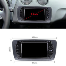 Load image into Gallery viewer, Eunavi 2 Din Android Car DVD Radio For Seat Ibiza 6j 2009 2010 2012 2013 GPS Navigation 7‘’ Screen radio Audio Multimedia Player