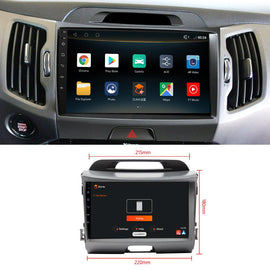 Eunavi DSP HIFI Android 10 Car Radio For KIA Sportage 2011 2012 2013 2014 2015 Multimedia Audio Player 4G 64GB GPS 2 Din DVD NO