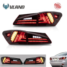 Załaduj zdjęcie do przeglądarki galerii, VLAND Car Accessories LED Tail Lights Assembly For Lexus Sedan XE20 IS250 IS350 2006-2013 Full LED Turn Signal Reverse Lights