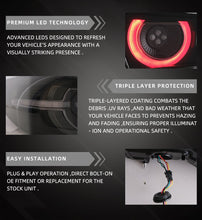 Load image into Gallery viewer, Vland Car Lamp Assembly For Mazda 3 Axela Full LED Taillights Tail Lamp 2019 2020 2021 Sequential Rear Lamp Smoke 3 Sedan