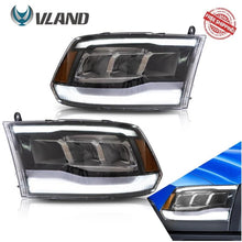 Load image into Gallery viewer, VLAND Factory Full LED RAM 1500 2500 3500 Headlights 2009-2019 RAM1500 CLASSIC 2019-2021 Head Lamp For Dodge RAM2500 RAM3500