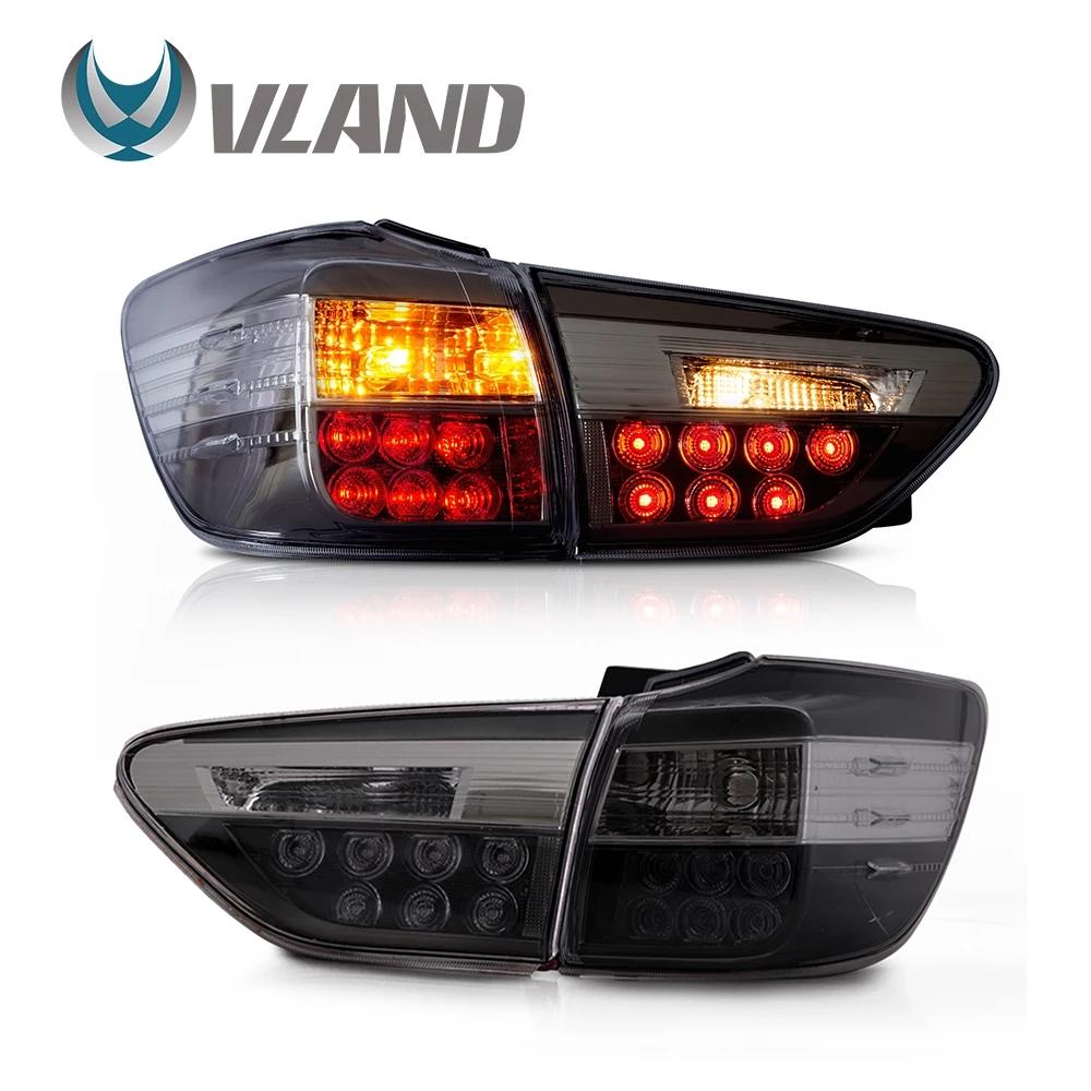 VLAND Tail lights Assembly for Toyota Wish Taillight 2009-2015 Tail Lamp with Turn Signal Reverse Lights LED DRL light