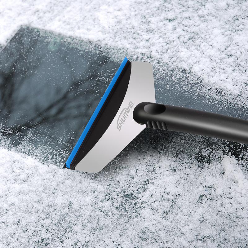 third generation multifunctional stainless steel ice and snow shovel, a good helper for snow and ice removal in winter SW-3107