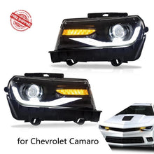 Laden Sie das Bild in den Galerie-Viewer, VLAND Custom Colorful Edition Headlamp Car Assembly for Chevrolet Camaro 5th Generation 2014 2015 Head light turn signal