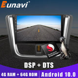 Eunavi 2 din car radio stereo multimedia for Toyota Yaris 2017 GPS 2din headunit IPS TDA7851 WIFI RDS Subwoofer Android 10 USB