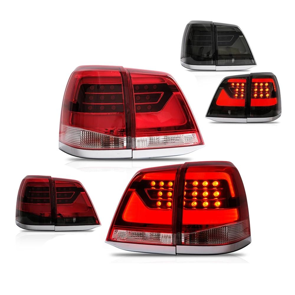 VLAND Tail Lights Assembly For Toyota Land Cruiser 2008-2015 Taillights Tail Lamp With Turn Signal Reverse Lights DRL Light