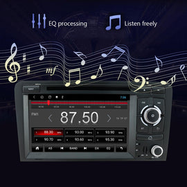 Eunavi Android 2Din Radio samochodowe DVD GPS odtwarzacz samochodowy dla Audi A3 8P 2003-2012 S3 2006-2012 RS3 Sportback 2011 odtwarzacz multimedialny DSP