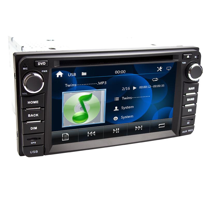 Eunavi 2din car dvd radio player for Toyota Hilux VIOS Old Camry Prado RAV4 Prado 2003-2008 gps navigation stereo touch screen