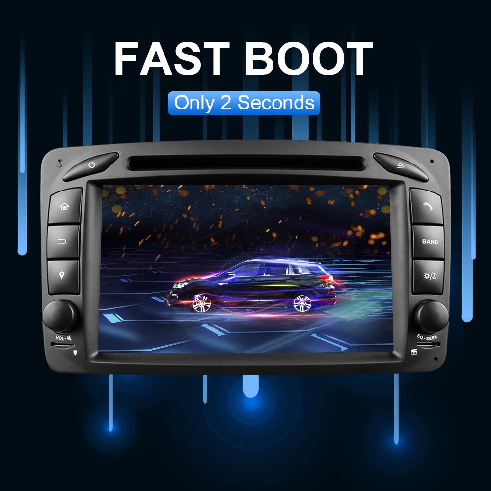 Eunavi 7" Android Car DVD GPS For Mercedes Benz CLK W209 W203 W463 Wifi DSP RDS Bluetooth Radio Stereo audio media player