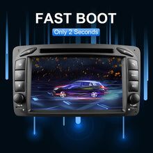 Laden Sie das Bild in den Galerie-Viewer, Eunavi 7 &quot;Android Auto DVD GPS Für Mercedes Benz CLK W209 W203 W463 Wifi DSP RDS Bluetooth Radio Stereo Audio Media Player