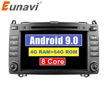 Laden Sie das Bild in den Galerie-Viewer, Eunavi 2 Din Android 9 Car multimedia DVD Radio GPS For Mercedes/Benz C Class W203 2004-2007 C200 C230 C240 C320 C350 CLK W209