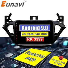 Cargar imagen en el visor de la galería, Eunavi 2 din car radio 4G+64G android 10 for Opel Corsa E 2014 2015 2016 GPS Navi WIFI car stereo PX6 1.8GHz Autoradio no dvd