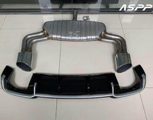 Laden Sie das Bild in den Galerie-Viewer, Rs3 Style Rear Diffuser With Exhaust For 2017-2019 Audi A3 S-line Sedan, ASPP Body kit,High Quality Auto Parts