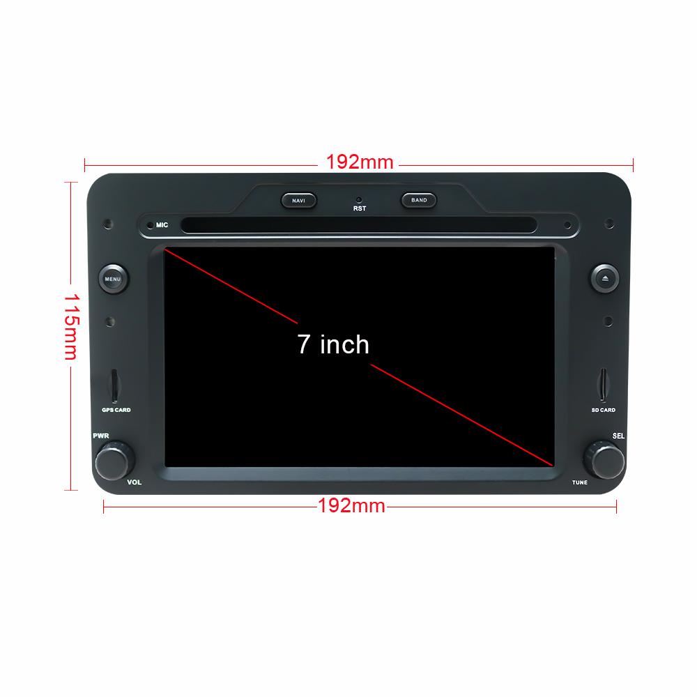 Eunavi 2 Din Android 10  Car Multimedia Player DVD GPS Radio Auto For Alfa Romeo Spider Alfa Romeo 159 Brera 159 Sportwagon WIFI