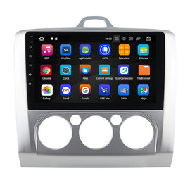 Eunavi 2 Din Android 9.0 Car radio multimedia player For Ford focus 2 2006-2011 4G 64GB auto stereo gps TDA7851 2din headunit