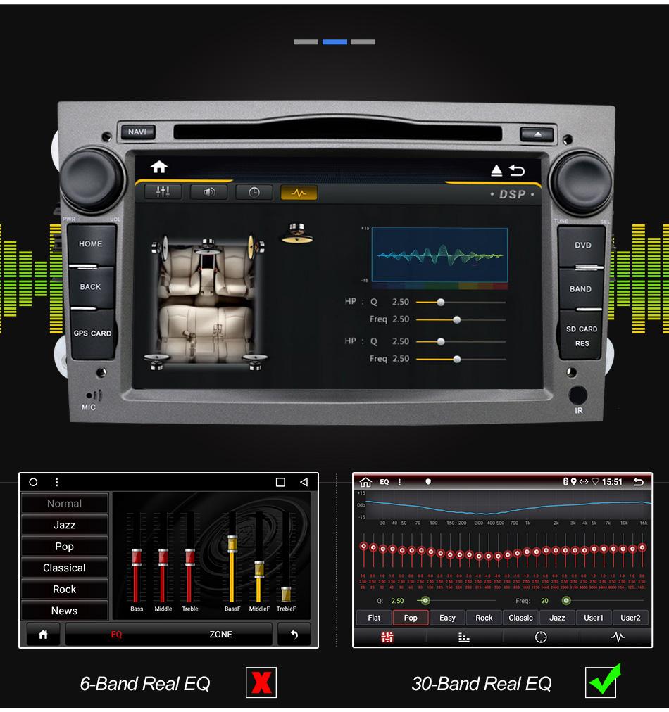 Eunavi 2 Din 4G DSP Android Car Radio DVD GPS Stereo Player For Opel Astra H G J Vectra Antara Zafira Corsa Vivaro Meriva Veda