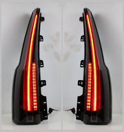 VLAND Tail Lamps Fit For Tahoe/Suburban 2015-2016 Full LED Taillights With DRL+Brake+Reverse Light+Red Turn Signal