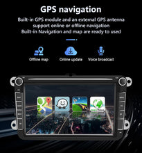 Laden Sie das Bild in den Galerie-Viewer, Eunavi 2 Din Android 10 Car Radio GPS For VW Passat B6 B7 CC Polo GOLF 5 6 Touran Jetta Tiguan Skoda Octavia Bora Magotan 4G USB