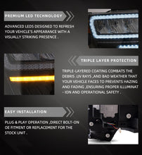 Load image into Gallery viewer, Vland Headlights Assembly For Ford F-150 2009-2014 With Full LED Start up Animation DRL Raptor Front Lamp