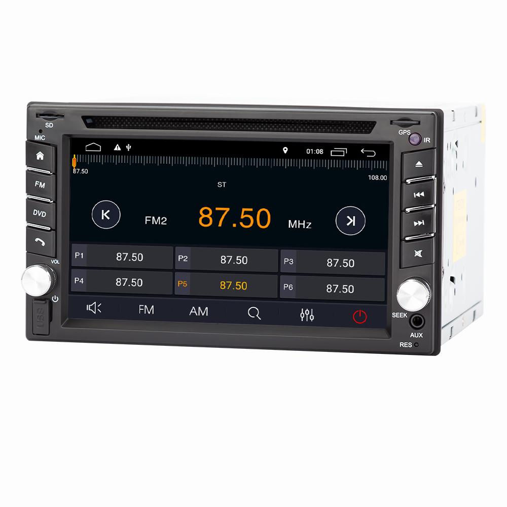 Eunavi 2 Din Android 10 System Car Multimedia Player auto dvd radio stereo audio 2din GPS Navigation WIFI DSP TDA7851 USB