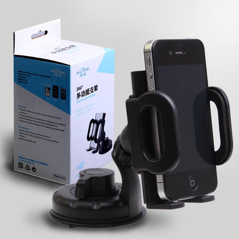 SD-1121G Sunwei new product car 360° multifunctional bracket, mobile phone holder, navigation bracket, telescopic bracket