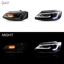 Charger l&#39;image dans la galerie, VLAND Headlamp Car Assembly Fit For Volkswagen JETTA 2011-2019 Headlight Full LED Headlamp With DRL Sequential Turn Signal