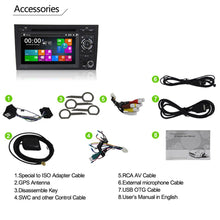 Charger l&#39;image dans la galerie, Eunavi 2 Din 7&#39;&#39; Car GPS Navigation DVD Player Stereo Video For Audi A4 S4 2002-2007 with steer wheel control touch screen