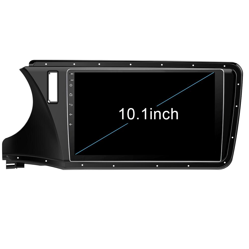 Eunavi 10.1 inch 2 din Android 10 Car Radio stereo GPS for Honda City 2015+ 2din Multimedia PC 1024*600 RDS Headunit wifi bt