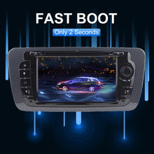 Load image into Gallery viewer, Eunavi 2 Din Android Car DVD Radio For Seat Ibiza 6j 2009 2010 2012 2013 GPS Navigation 7‘’ Screen radio Audio Multimedia Player