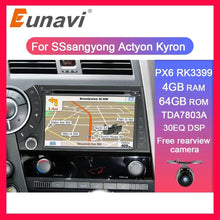 Cargar imagen en el visor de la galería, Eunavi 2 din Car multimedia player for Ssang yong Ssangyong Actyon Kyron Android system 2din DVD radio stereo 7&#39;&#39; WIFI