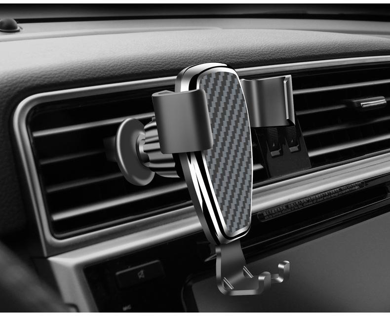 Car Gravity Mobile Phone Holder Snap-in Car Air Outlet Universal Bracket Car Navigation Support Frame LW-923