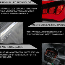 Load image into Gallery viewer, VLAND Car Accessories LED Tail Lights Assembly For Hyundai Santafe 2013-2017 Tail Lamp LED DRL With Turn Signal Reverse Lights