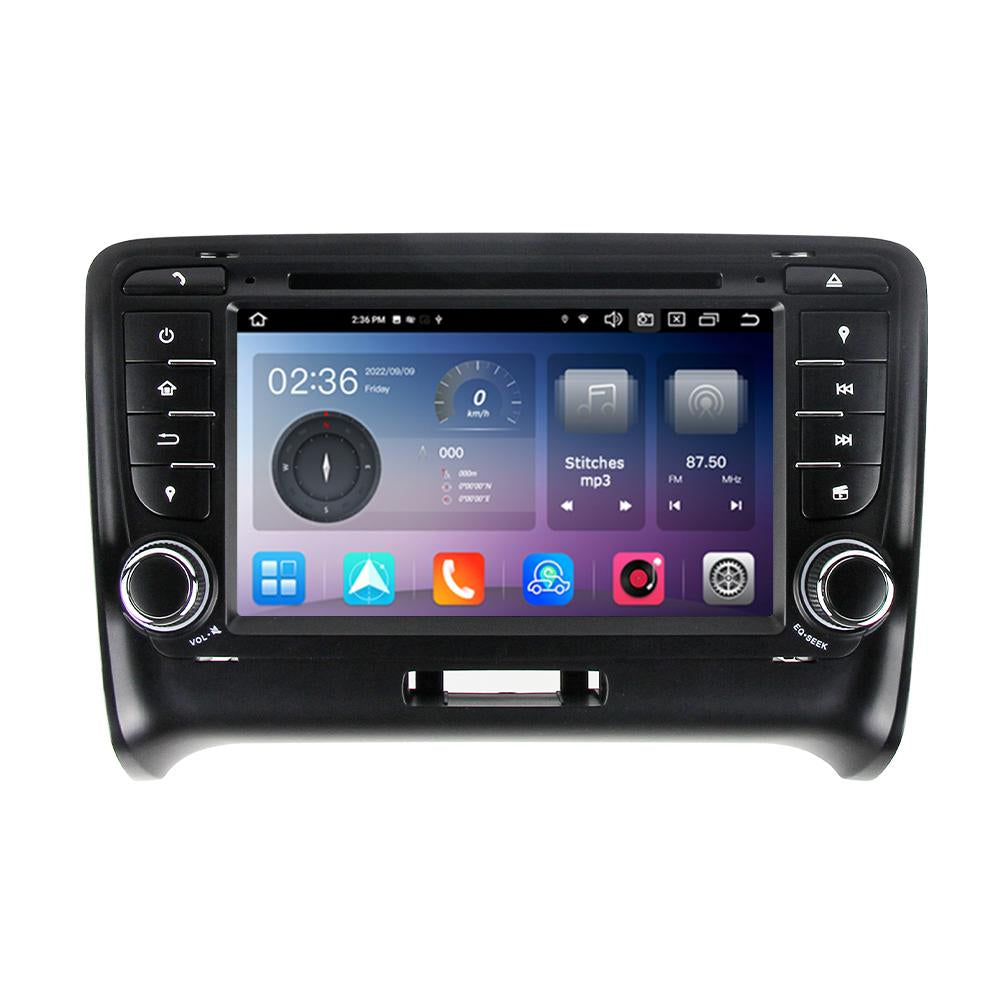 Eunavi Android 12 7862c Car Radio DSP Multimedia Player For Audi TT MK2 8J 2006 - 2012 GPS Navigation 4G Carplay IPS