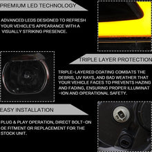 Load image into Gallery viewer, VLAND Headlamp Car Assembly Fit For Toyota COROLLA 2011 2012 2013 Headlight Full LED Headlamp With DRL Turn Signal Light