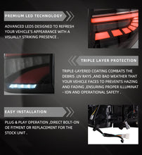 Cargar imagen en el visor de la galería, VLAND Factory Wholesales 6th Gen Armada Rear Light 2010-UP Led Tail Lights For Nissan Patrol Royale Y62