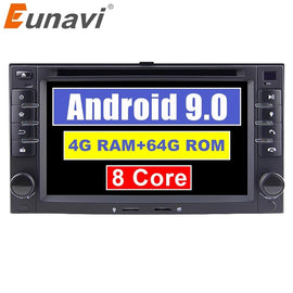 Eunavi 2 din Android 9.0 samochodowy odtwarzacz dvd dla KIA SORENTO MAGENTIS SPORTAGE poranek CEED RIO CERATO 2005-2010 KIA uniwersalny
