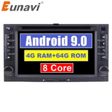 Eunavi 2 din Android 9.0 car dvd for KIA SORENTO MAGENTIS SPORTAGE MORNING CEED RIO CERATO 2005-2010 KIA universal