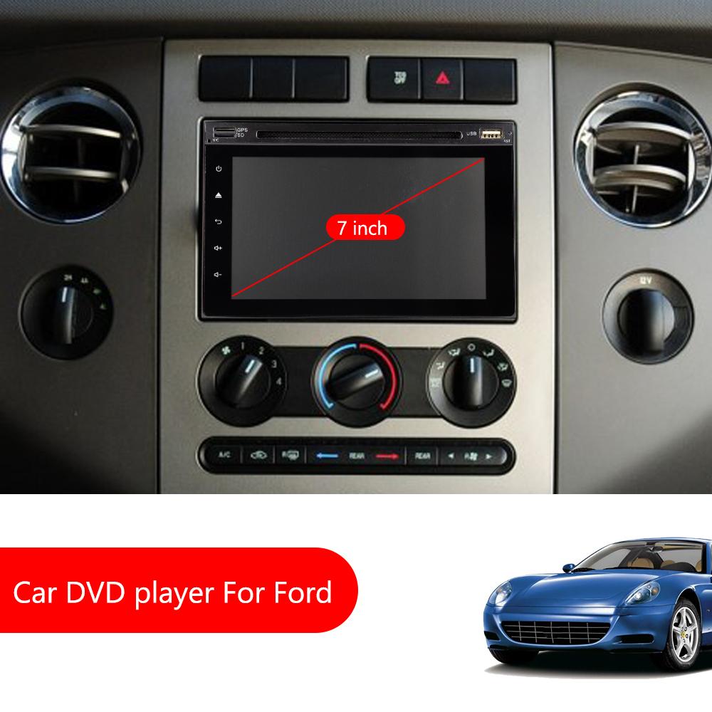 Eunavi Car DVD 2 din radio for Ford 500/F150/Explorer/Edge/Expedition/Mustang/fusion/Freestyle Android 10 stereo gps multimedia