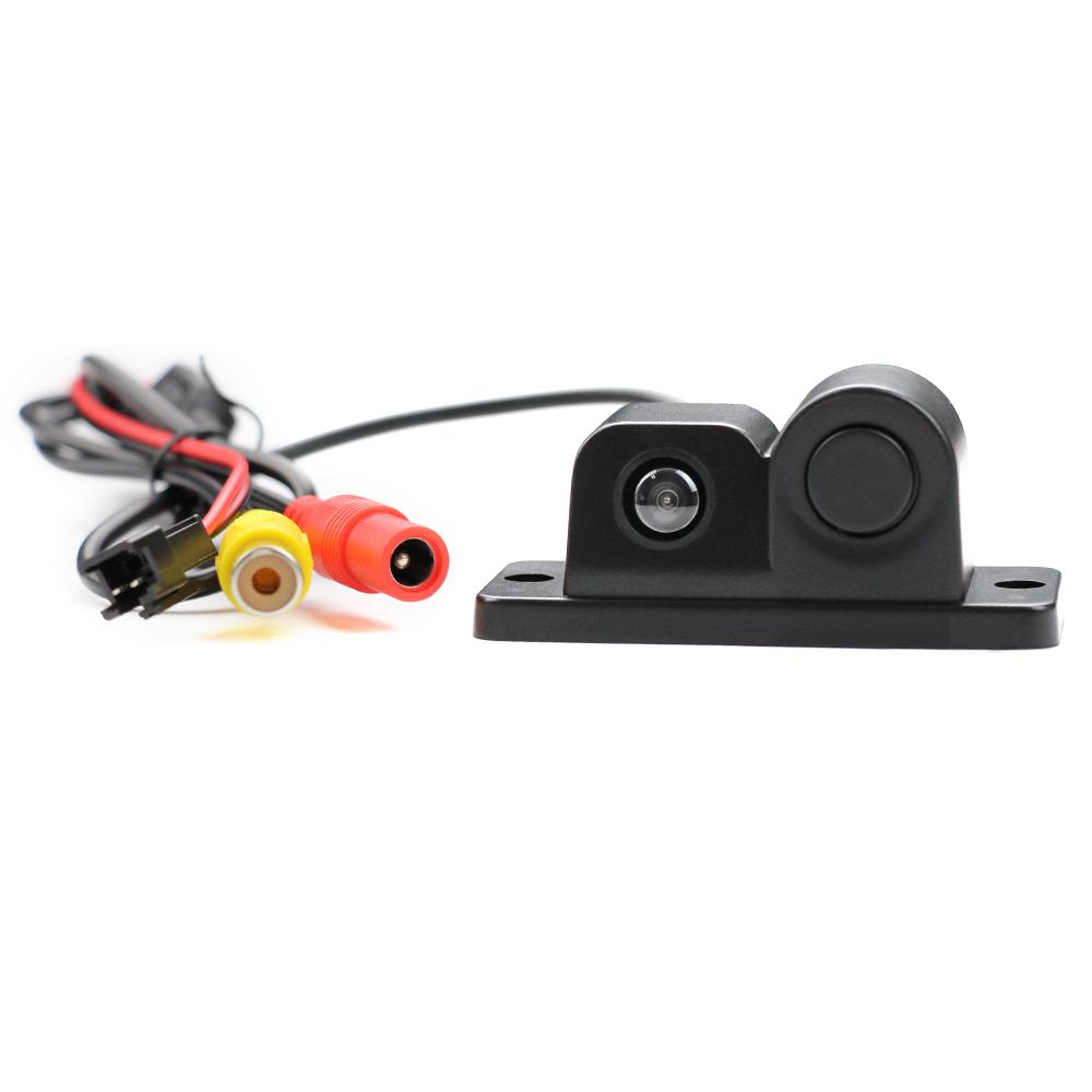 Parktronic Eunavi 2 in 1 Car Parking Sensors Rear View Backup Camera Universal High Clear Night For Vision Reversing Radar