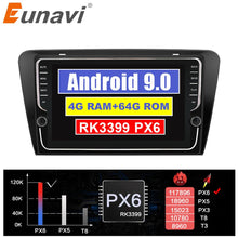 Załaduj zdjęcie do przeglądarki galerii, Eunavi 2 Din Android 9.0 Car Radio stereo For SKODA Octavia A7 III 3 2014-2018 GPS navigation multimedia TDA7851 1024*600 WIFI