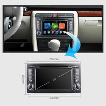 Load image into Gallery viewer, Eunavi 2 Din Android 9.0 Car DVD Radio GPS Navigation for Audi A4 S4 RS4 8E 8F B7 B9 Seat Exeo Auto pc multimedia stereo player