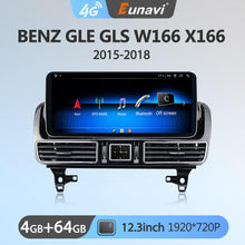 Załaduj zdjęcie do przeglądarki galerii, Eunavi 12.3&#39;&#39; Android 10 Car Radio GPS Stereo For Mercedes Benz GLE GLS W166 X166 2015 2016 2017 2018 Multimedia Player Carplay