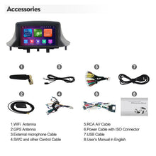 Charger l&#39;image dans la galerie, Eunavi 1 Din Android 9 Car Radio Stereo Multimedia For Renault Megane 3 Fluence 2009-2015 GPS TDA7851 4G 64GB MP3 players RDS BT